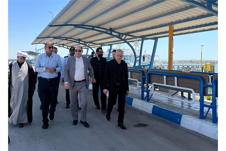 بازدید مدیرکل بازرسی هرمزگان از بندر شهید حقانی