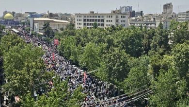راهپیمایی همدلی و ایستادگی در تهران