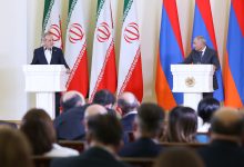 در نشست مطبوعاتی مشترک با نخست وزیر ارمنستان