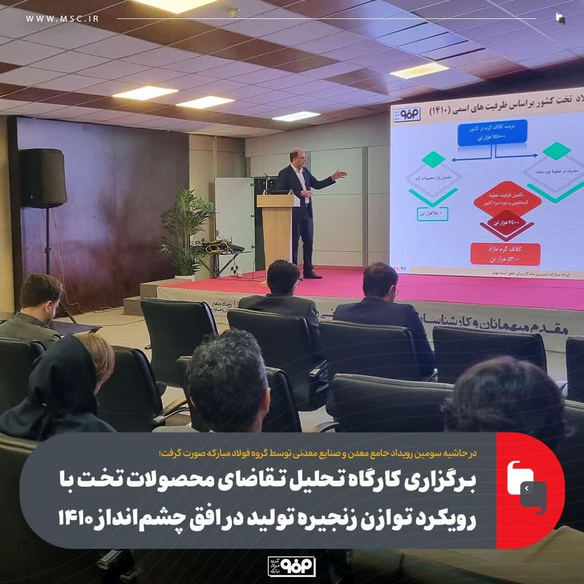 برگزاری کارگاه تحلیل تقاضای محصولات تخت با رویکرد توازن زنجیره تولید – جمهورآنلاین