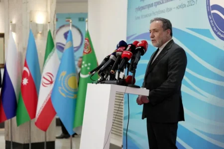 سخنرانی وزیر امور خارجه در اجلاس بین‌المللی استانداران ساحلی دریای خزر