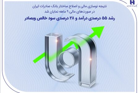 رشد ۵۵ درصدی درآمد و ۲۸ درصدی سود خالص وبصادر