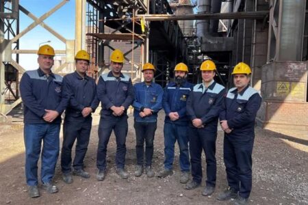 نصب ولو مرزی خط آب اضطراری سرباره كوره بلند ۳ با یك دهم هزینه برآورد اولیه