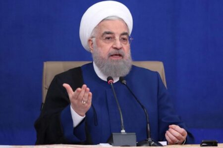 بیانیه دکتر روحانی پس از آتش‌بس جنگ ۴۰ روزه