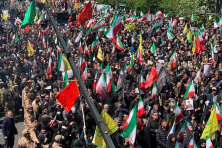 اربعین رهبر شهید در خیابان‌های تهران