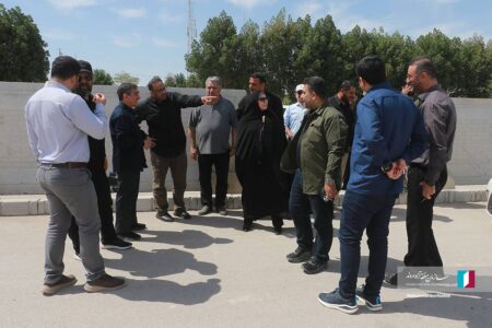 نظارت میدانی مدیرعامل سازمان منطقه آزاد اروند بر خدمات‌رسانی در پایانه شلمچه