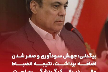 بیگدلی: جهش سودآوری، نتیجه انضباط مالی در بانک گردشگری است.