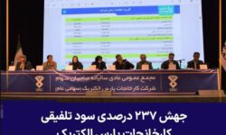 جهش ۲۳۷ درصدی سود تلفیقی و رشد ۱۹۲ درصدی سود شرکت کارخانجات پارس الکتریک