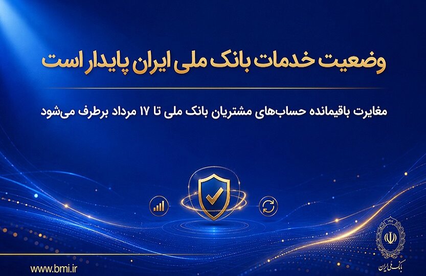 خدمات بانک ملی ایران
